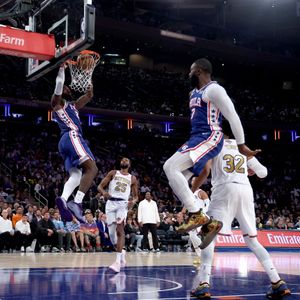 Knicks opener ends on a sour note as they give up first game of season to the 76ers