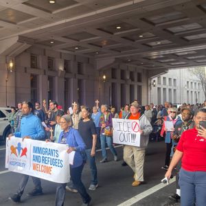 Nearly 100 Philly faithful take to the streets to bring awareness to immigrant struggles