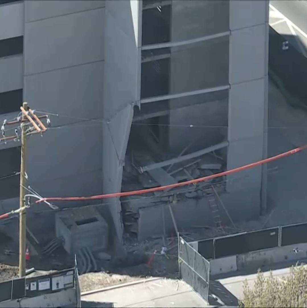 Person in critical condition after partial collapse of CHOP parking garage construction site