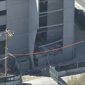 Person in critical condition after partial collapse of CHOP parking garage construction site