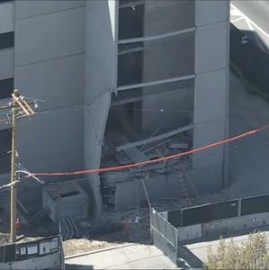 1 person dead after partial collapse of CHOP parking garage construction site