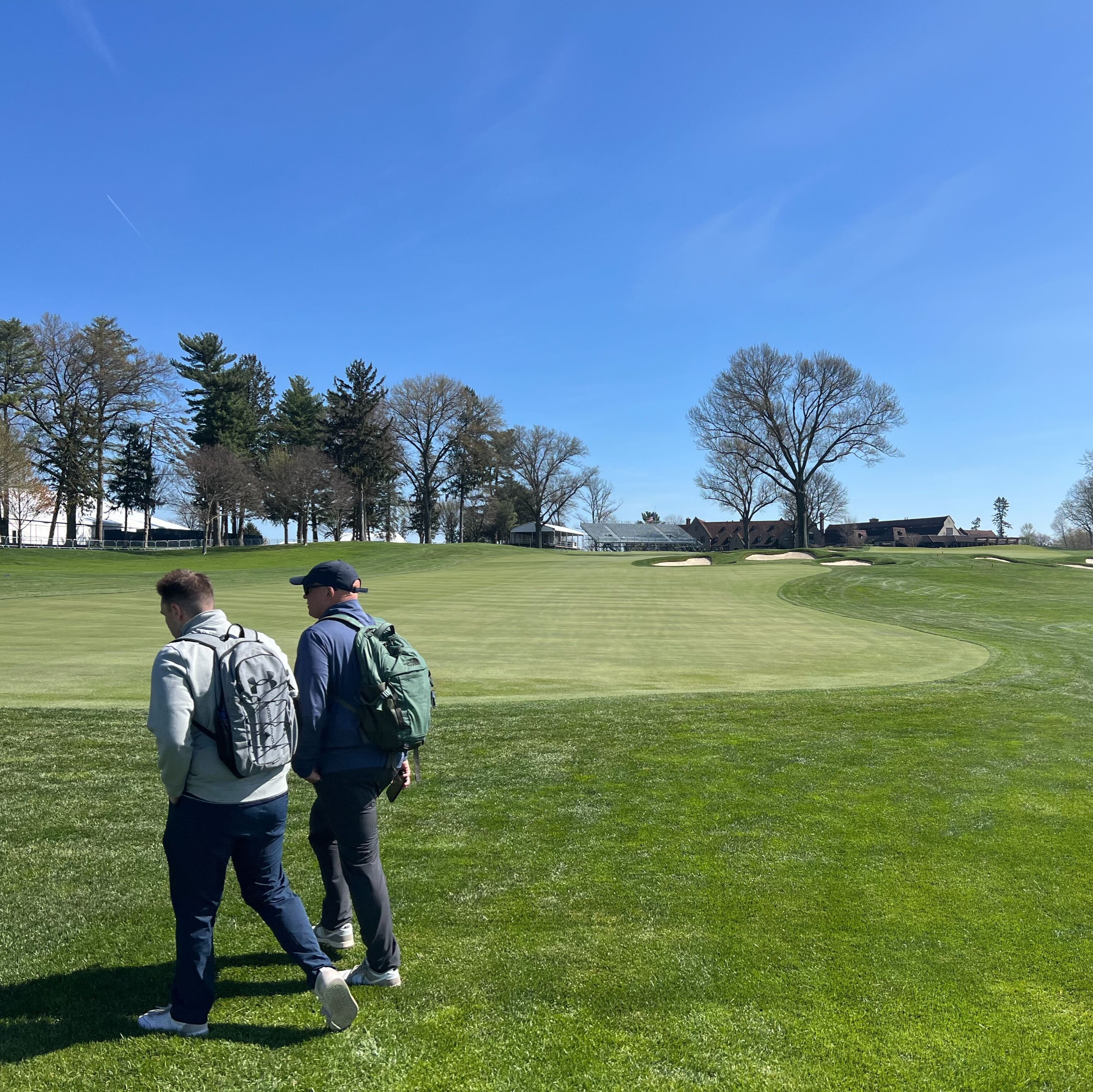 Preparations begin for PGA Championship at Aronimink Golf Club