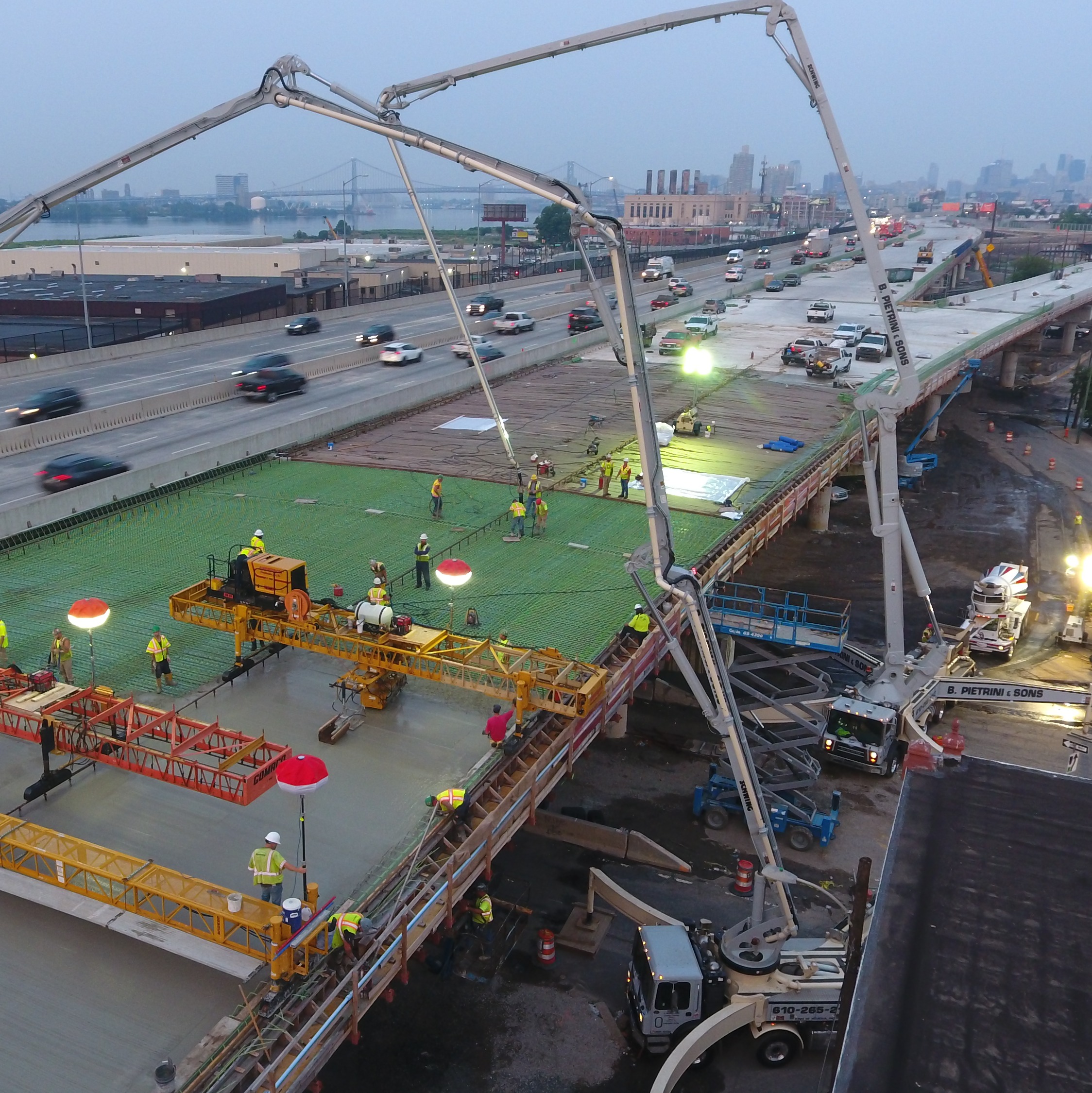 Nightly I-95 southbound closures begin Sunday in Philly for CAP project