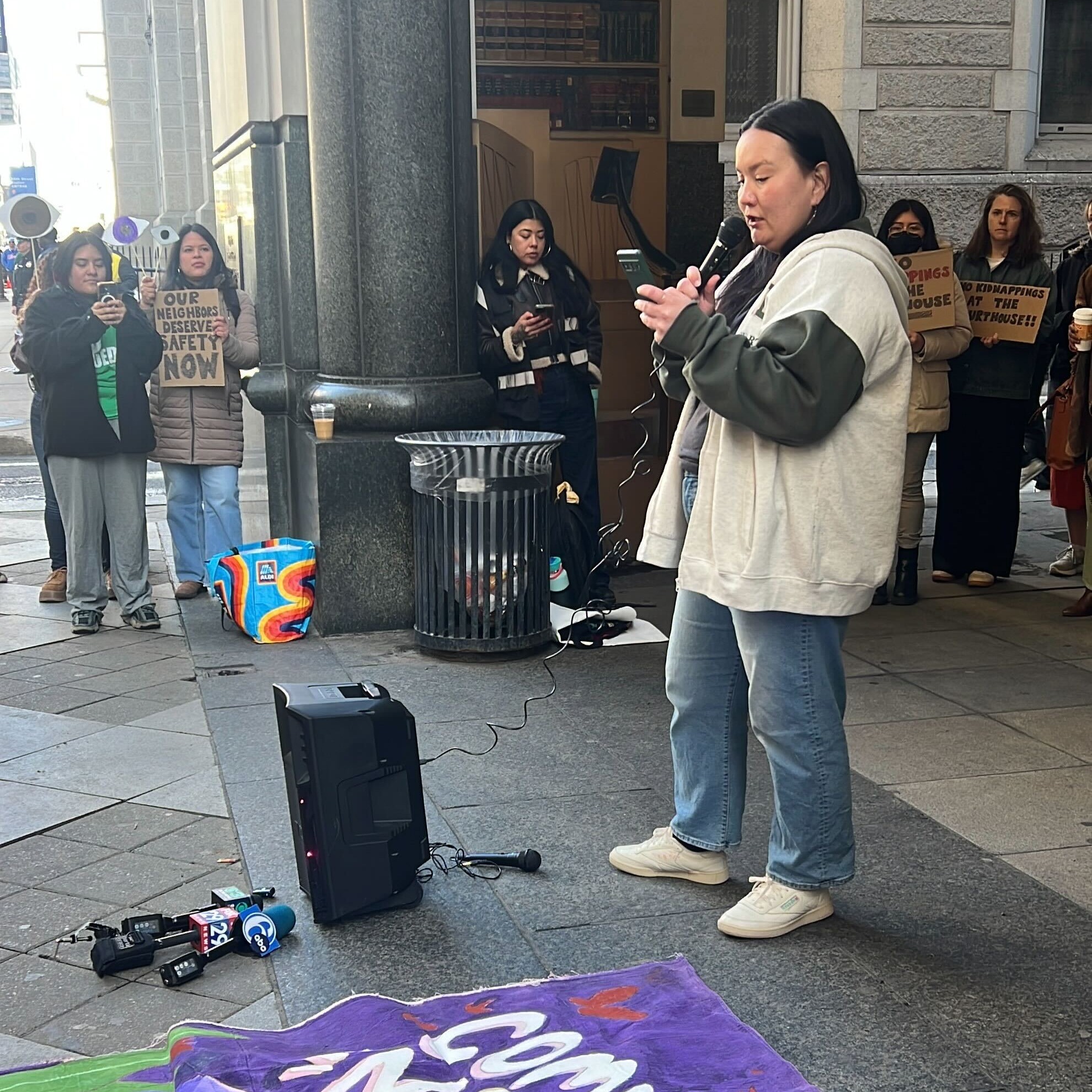 Advocates renew calls for more immigrant protections at Philly courts, amid ICE detentions at CJC