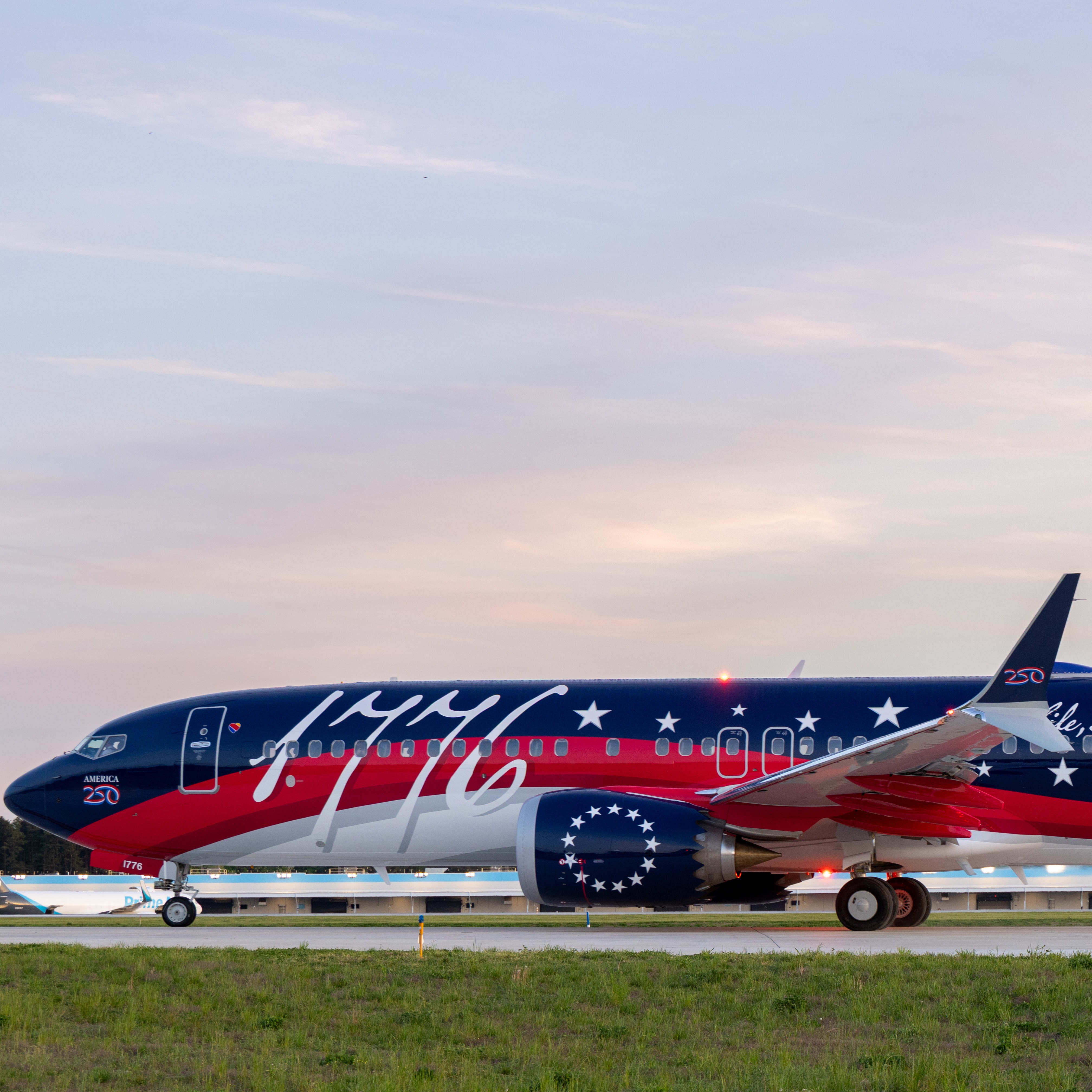 Southwest Airlines adorns jet in patriotic themes for America’s 250th anniversary