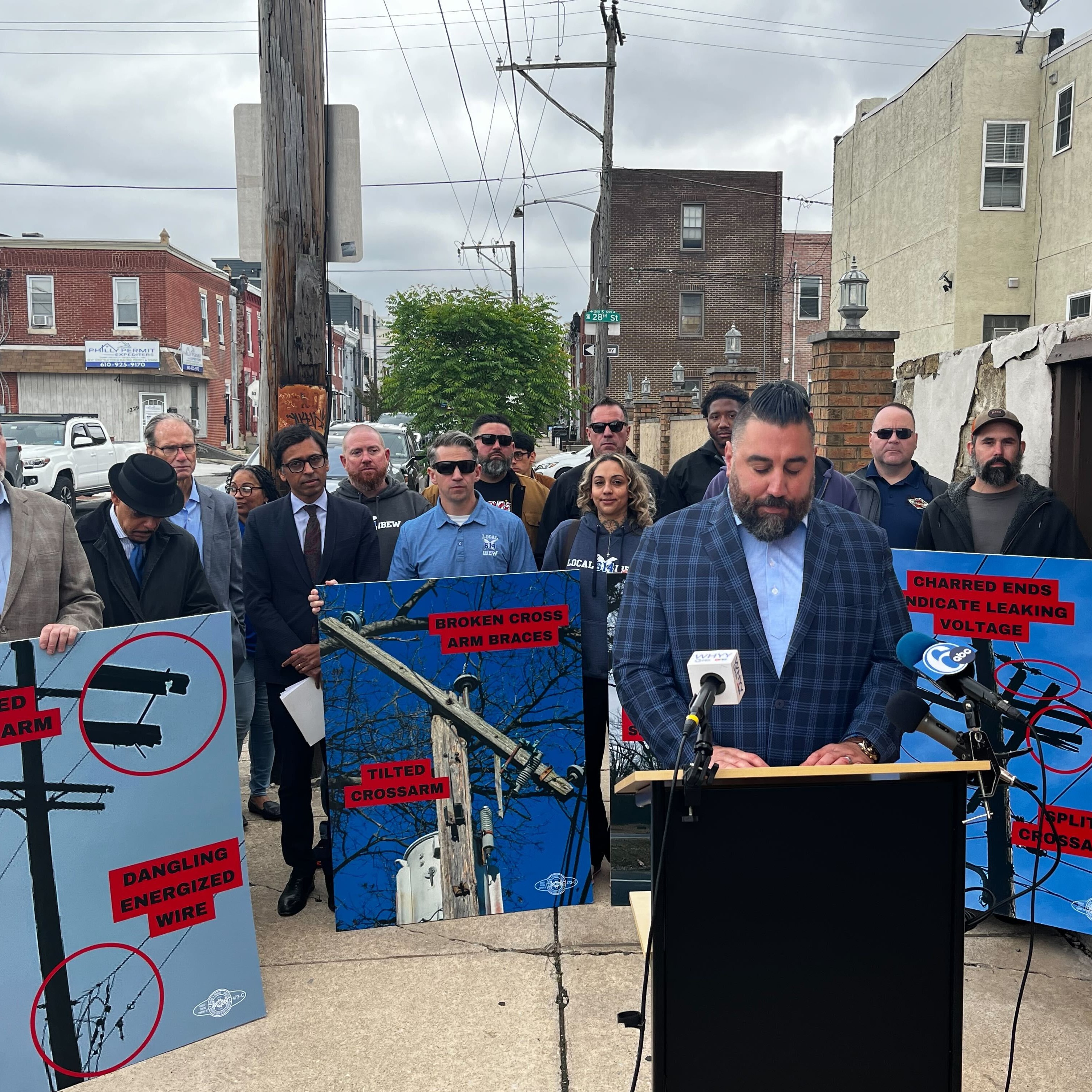 Electrical workers union claims PECO’s infrastructure is a deadly accident waiting to happen