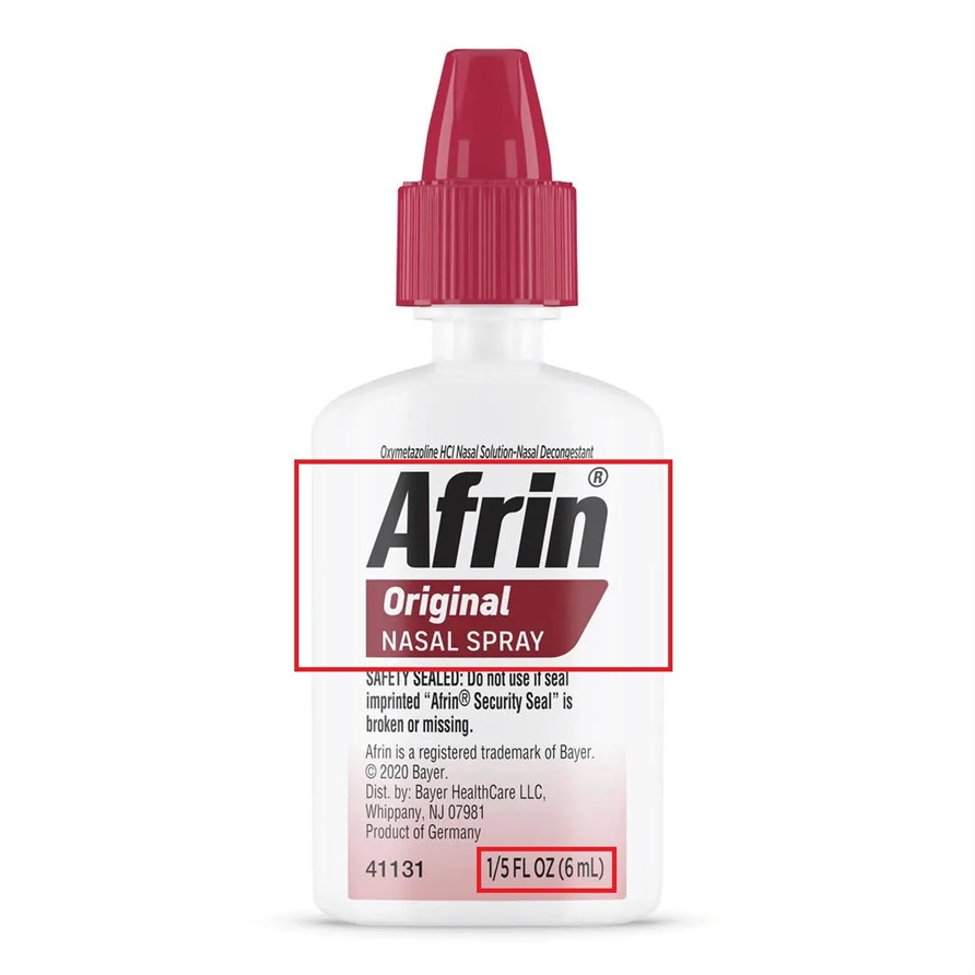 Bayer recalls travel-size bottles of Afrin nasal spray