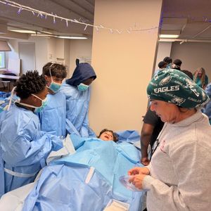 From scrimmages to scrubs: These kids got a behind-the-scenes look at the healthcare industry