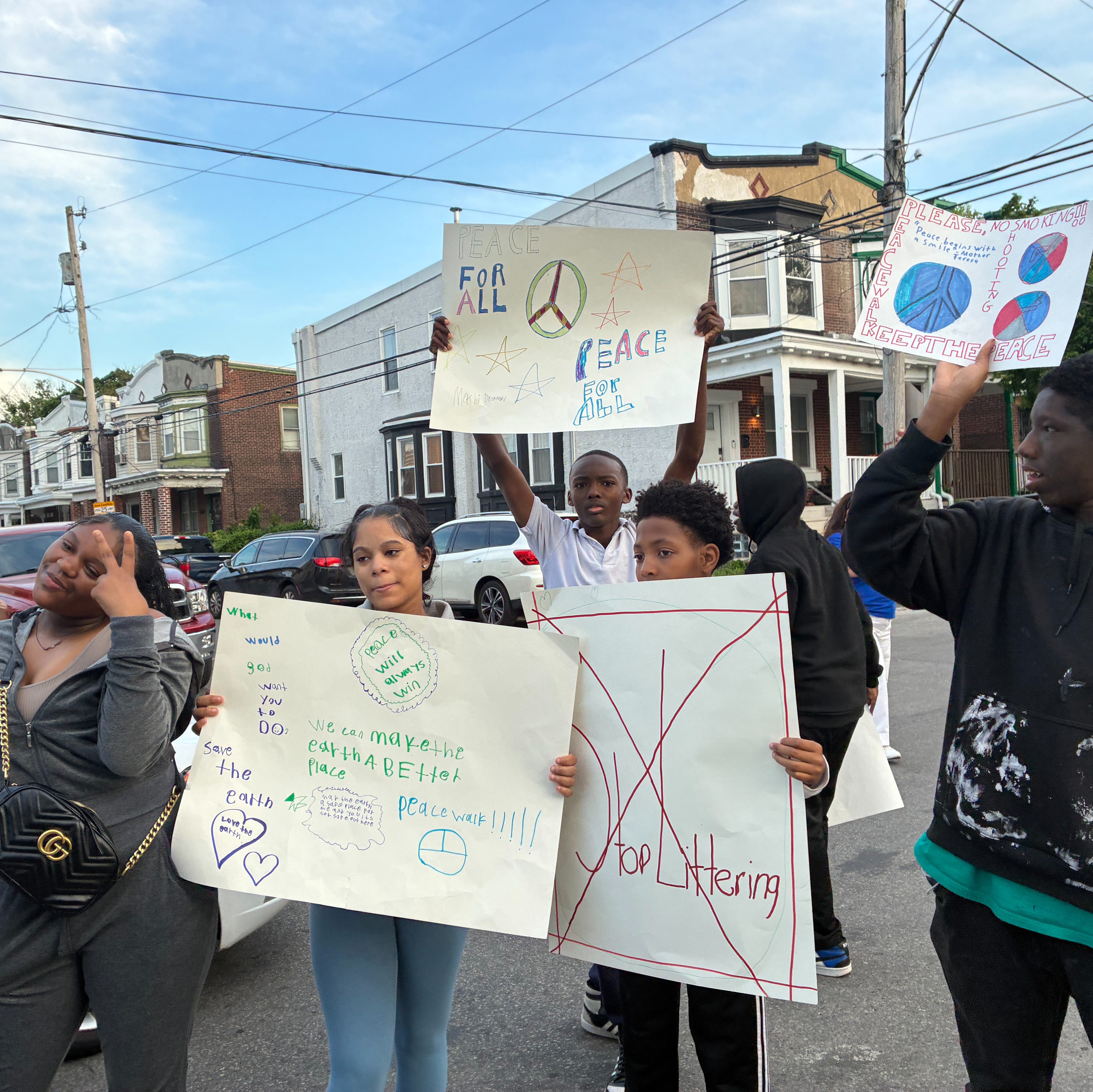 Philly kids take a stand against gun violence through Peace Walks