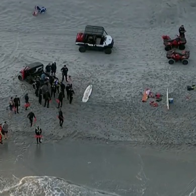 Search continues for 20-year-old swept away by wave in Ocean City