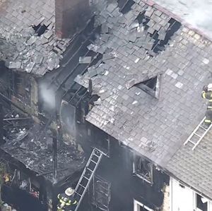 6 families displaced after fire rips through several Bucks County homes