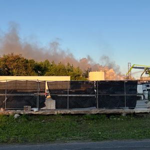 Crews contain fire at Camden scrapyard — the site of at least a dozen fires in recent years