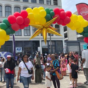 AAMP’s fifth-annual Juneteenth block party underway in the Historic District
