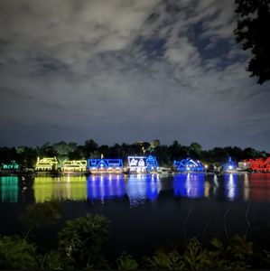 Boathouse Row celebrates World Cup with special light display