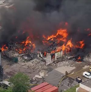 Fire rips through playground equipment supplier in West Norriton