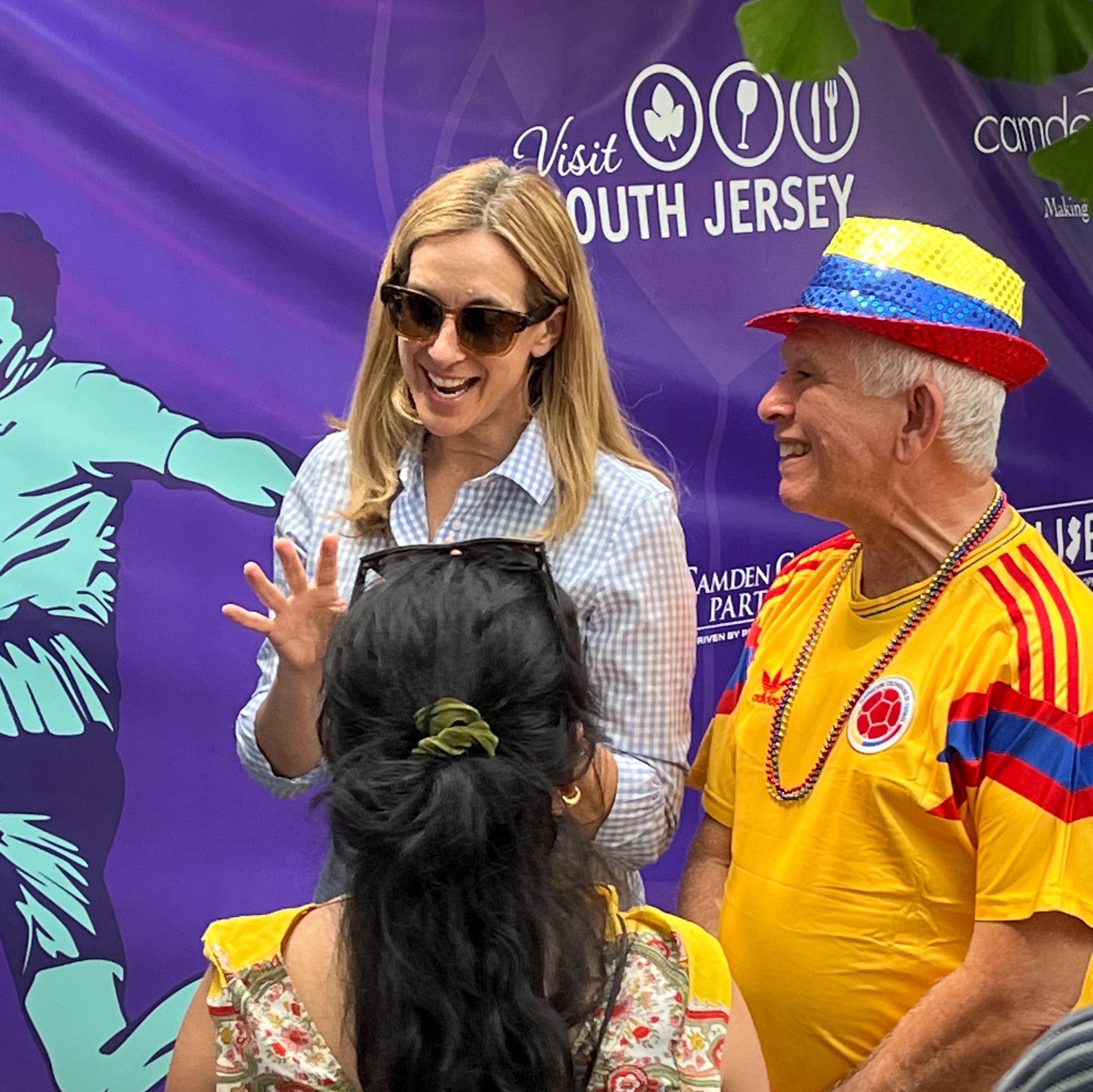 Gov. Sherrill meets with fans at Soccer Fest in Wiggins Park