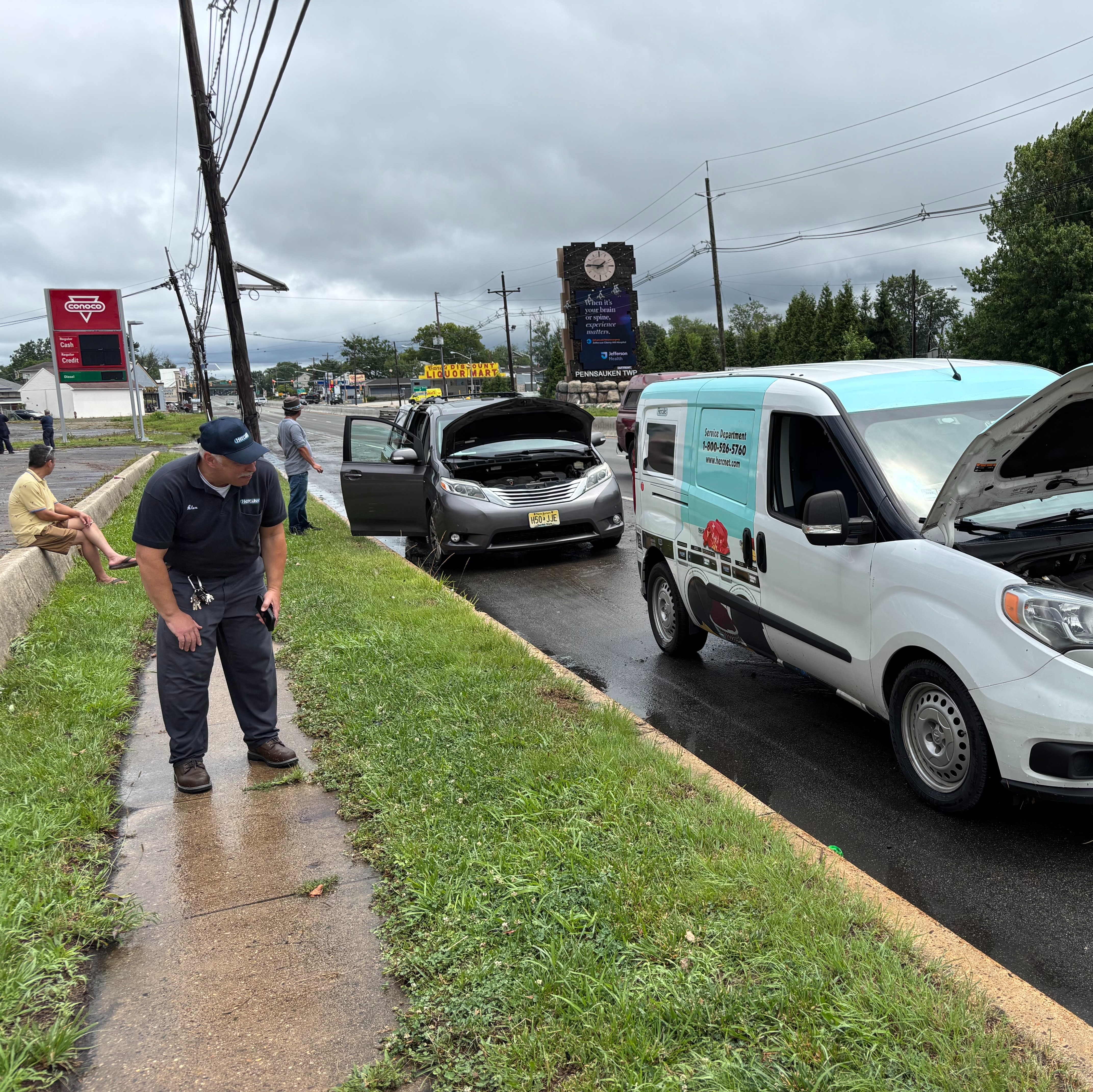 Drivers stranded after torrential downpours hammer South Jersey