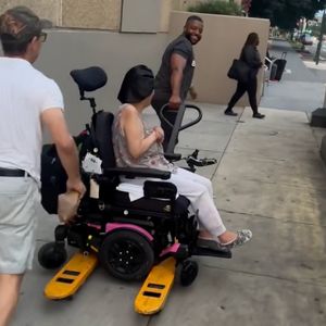 West Philly state Rep. Amen Brown pulls woman home on pallet jack after her mobility scooter broke down
