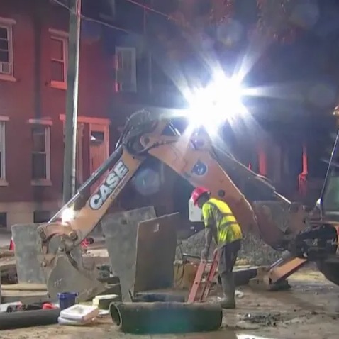 Water main break leaves about 100 Norristown residents without water for days