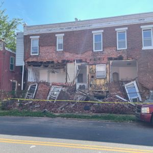 West Philadelphia row home partially collapses