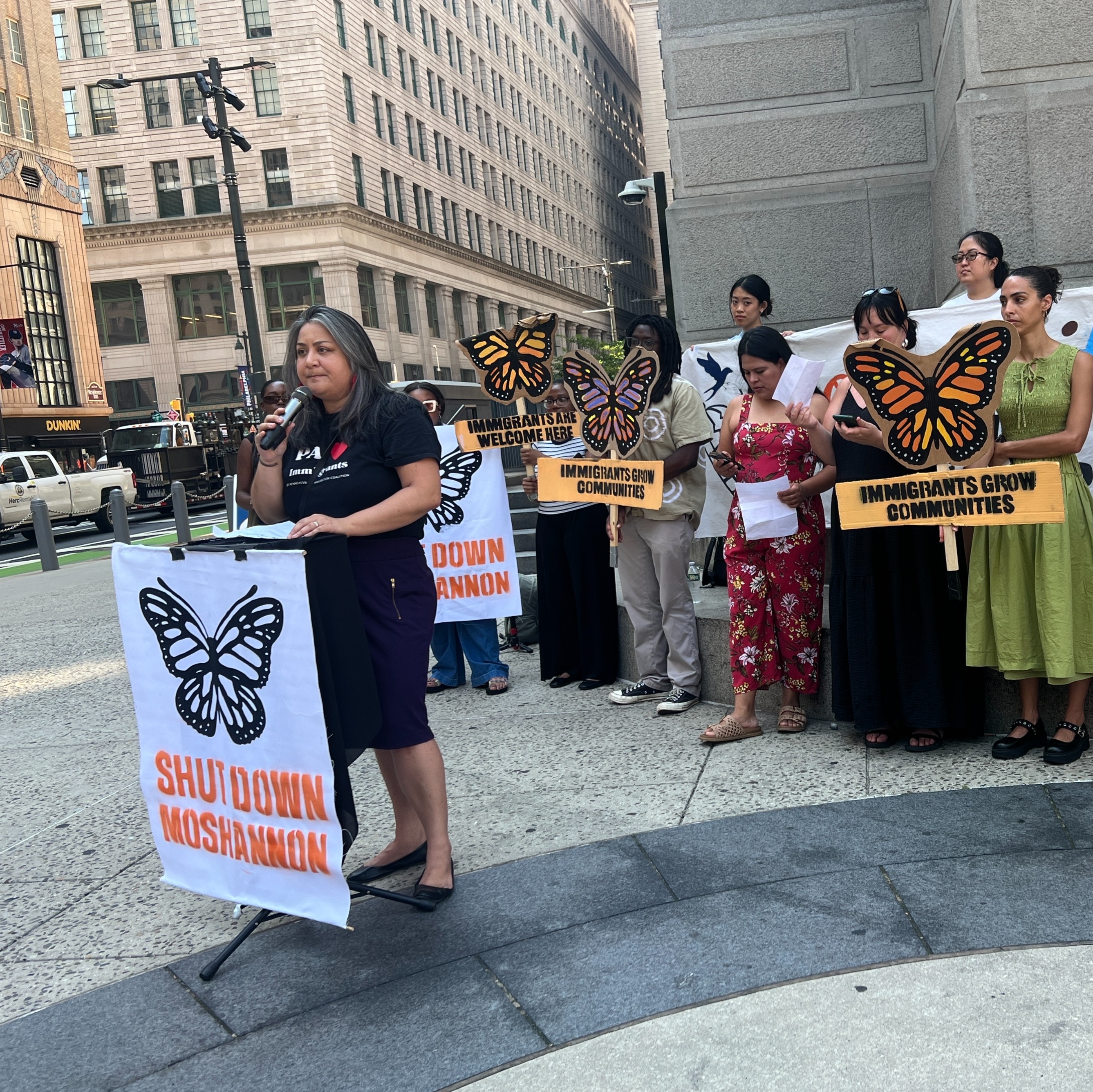 City leaders, advocates call for ICE to release Olney woman from detention