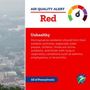 Code Red air quality alert issued across Pa.