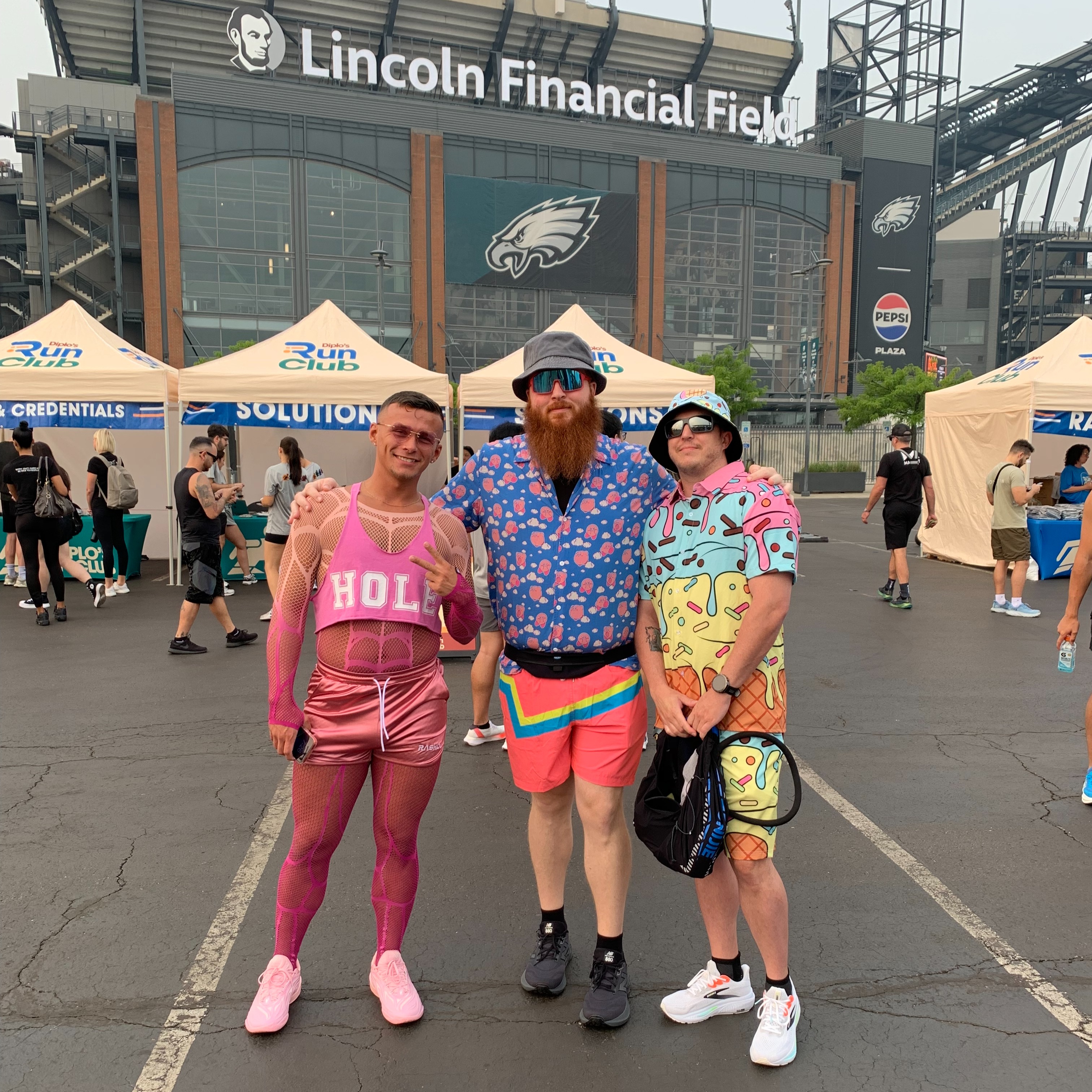 Despite unhealthy air quality, thousands take off for Diplo’s Run Club 5K