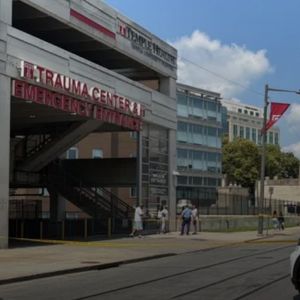 2 men shot outside Temple University Hospital