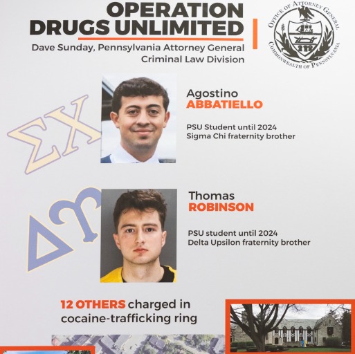 14 charged for alleged involvement in large cocaine trafficking ring out of 2 Penn State frats