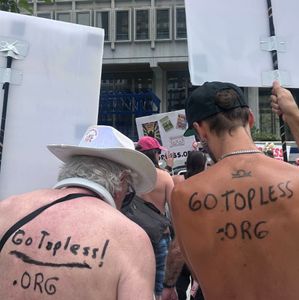 Philadelphians toss their tops in the name of gender equality