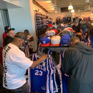 Fans swarm 76ers team store as LeBron James jerseys go on sale