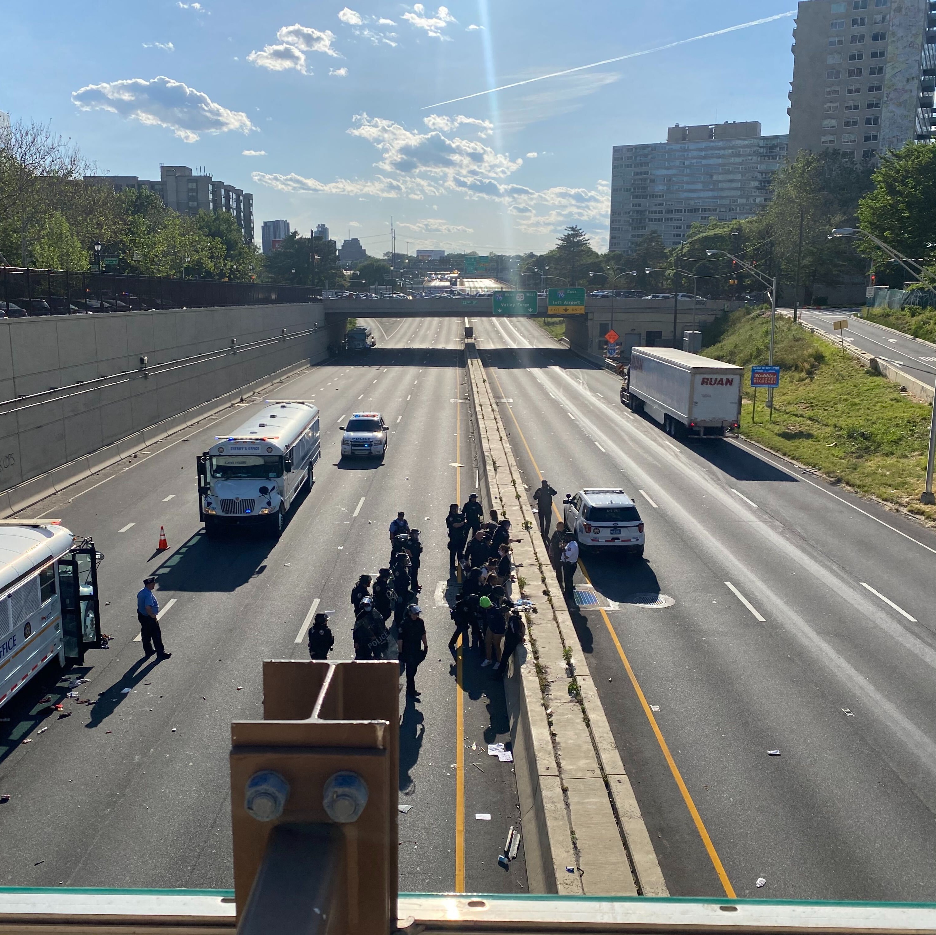 Case withdrawn for ex-SWAT officer charged with pepper-spraying protesters on I-676 in 2020