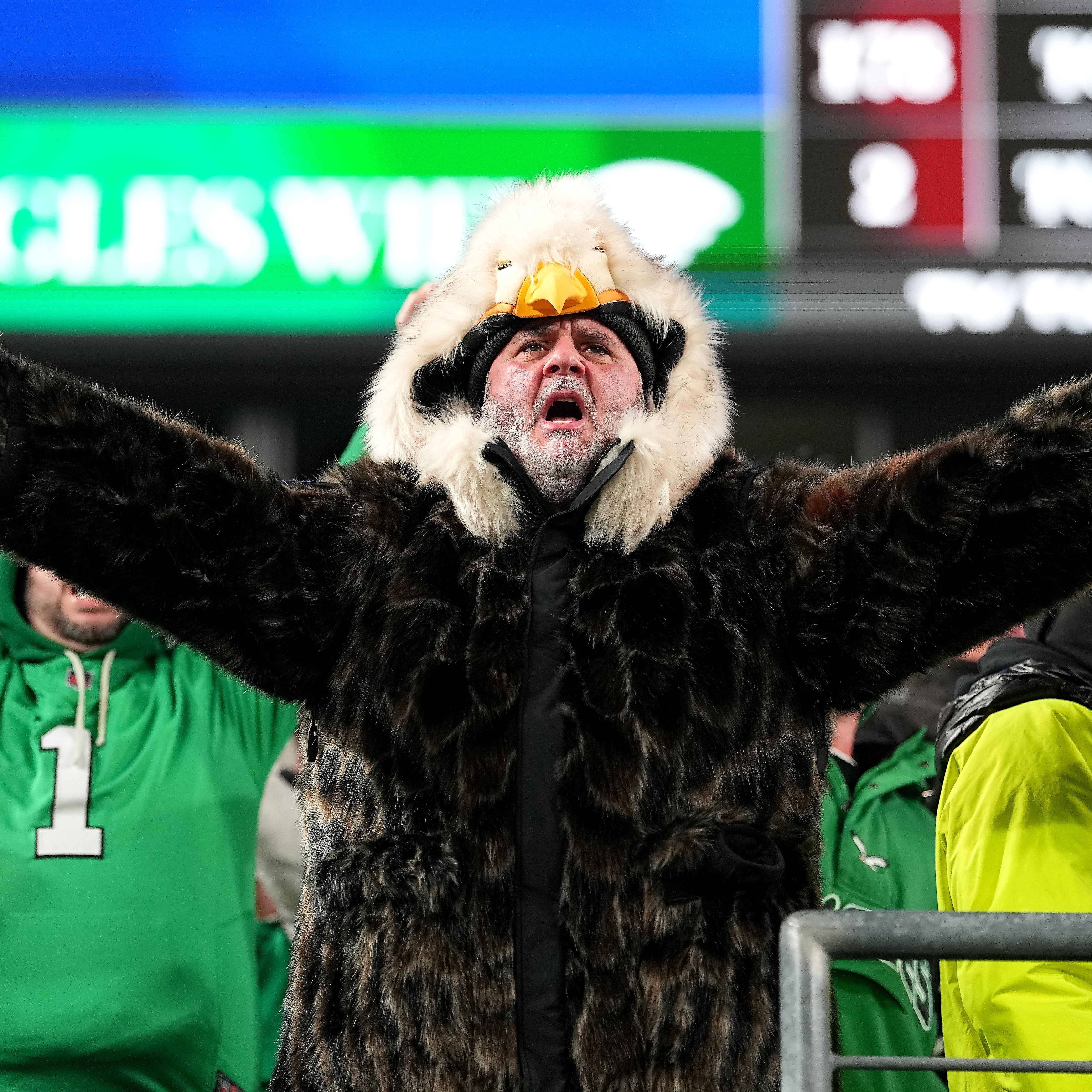 The Birds are back: fans celebrate the first Eagles game of the season in South Philly