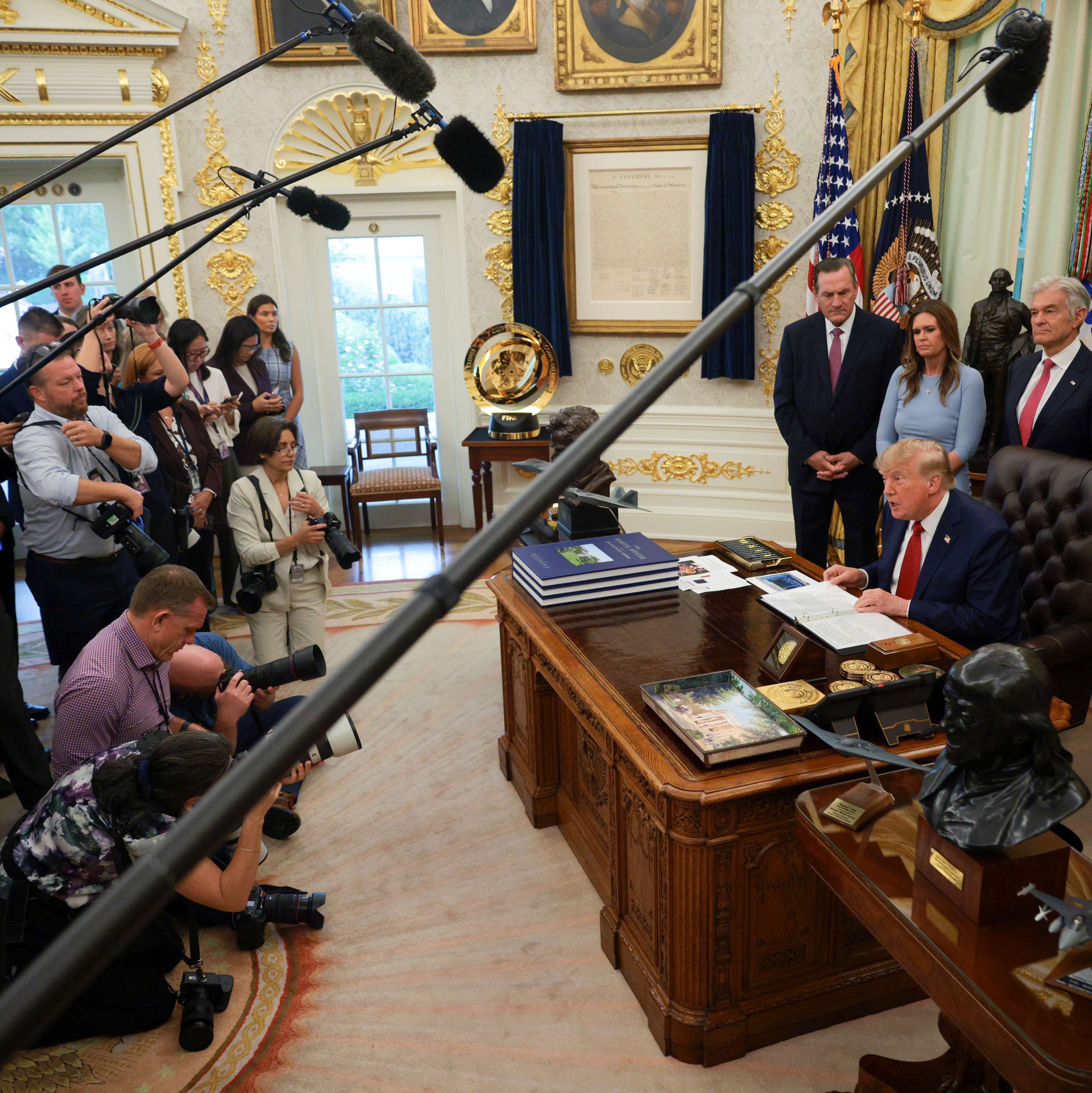 Several news outlets sue President Trump for banning them from White House