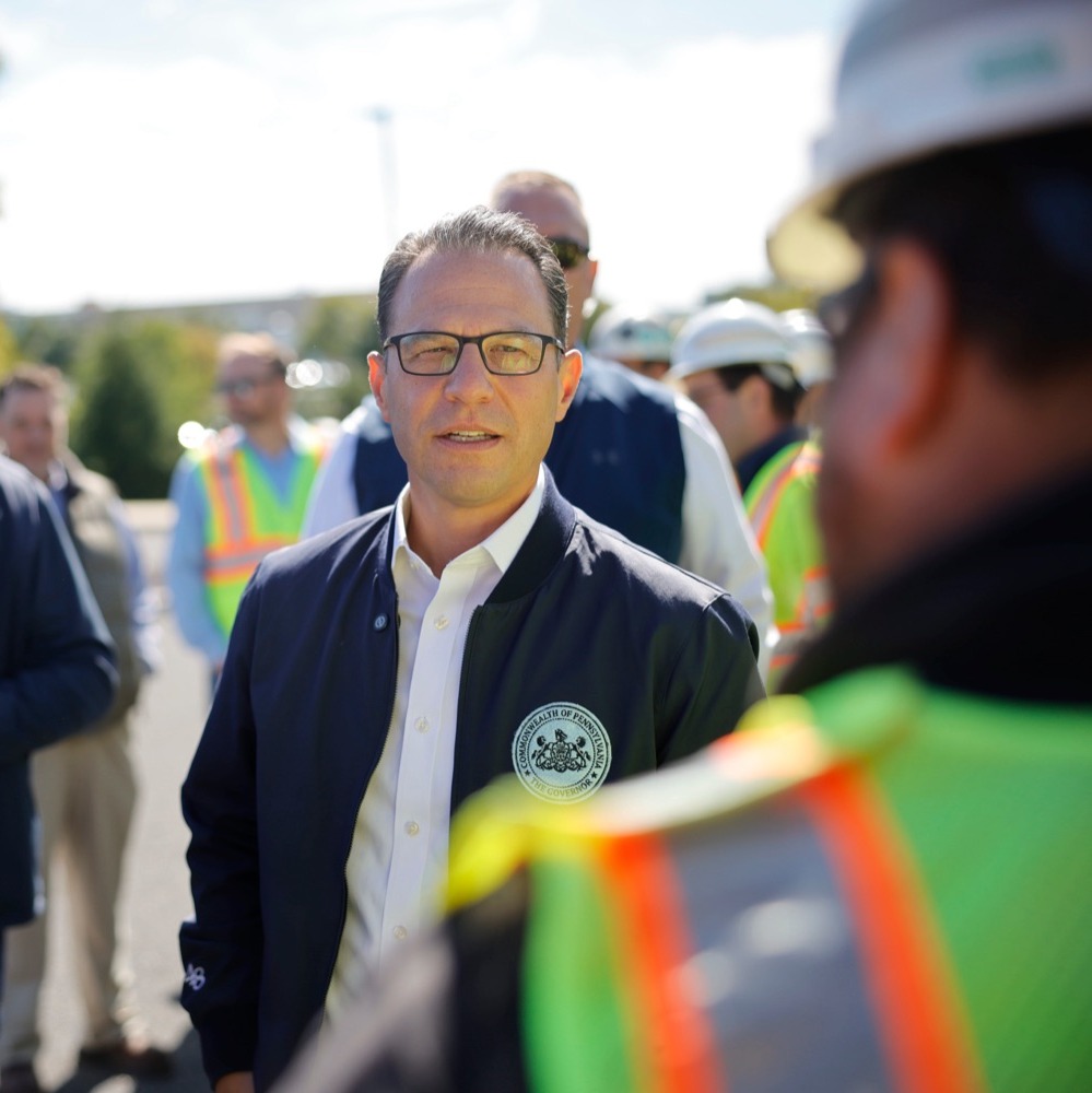 Shapiro touts rapid road repair funding in visit to Route 378 in Lehigh Valley