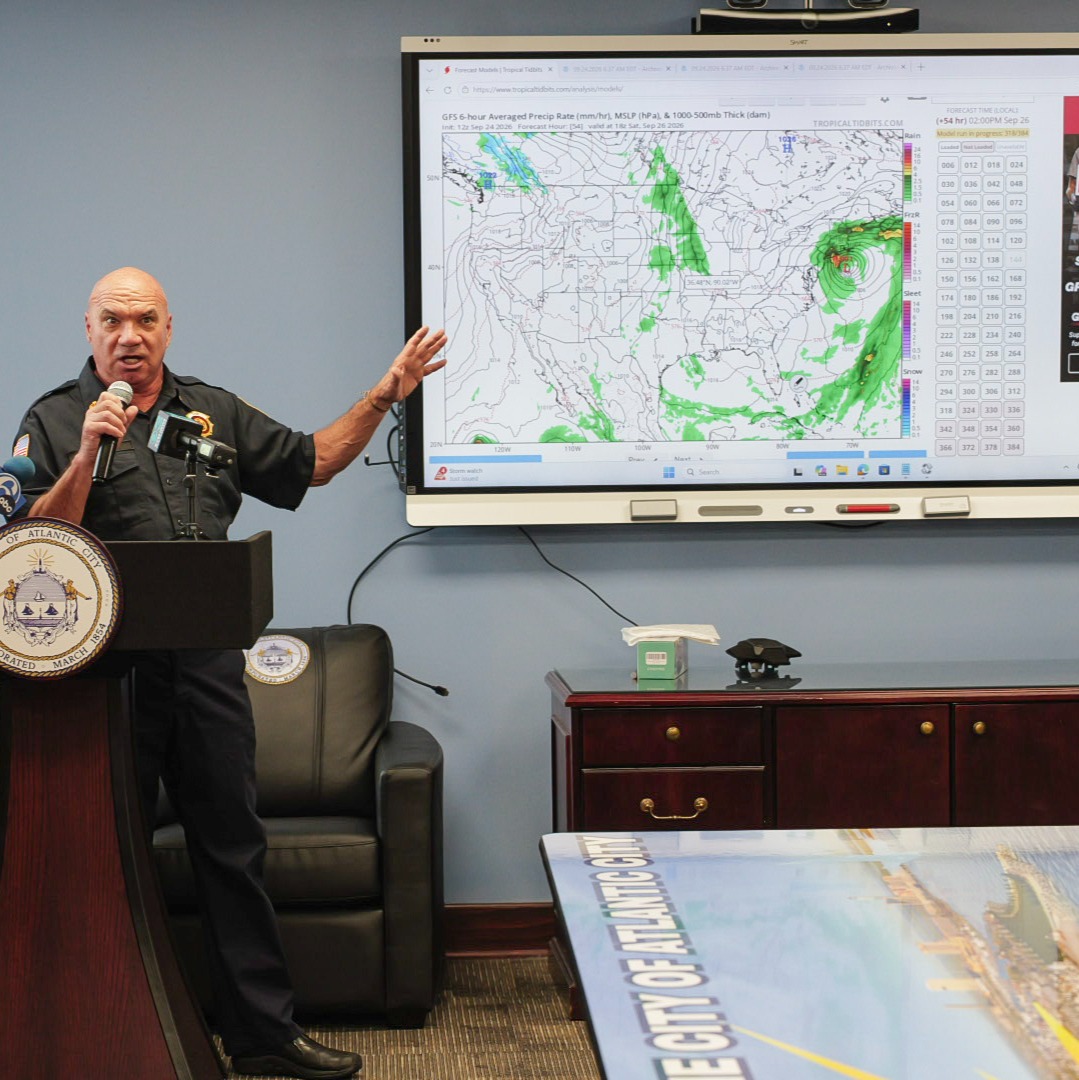 Jersey Shore and Delaware beaches under coastal flood warning as nor’easter makes its way up the coast