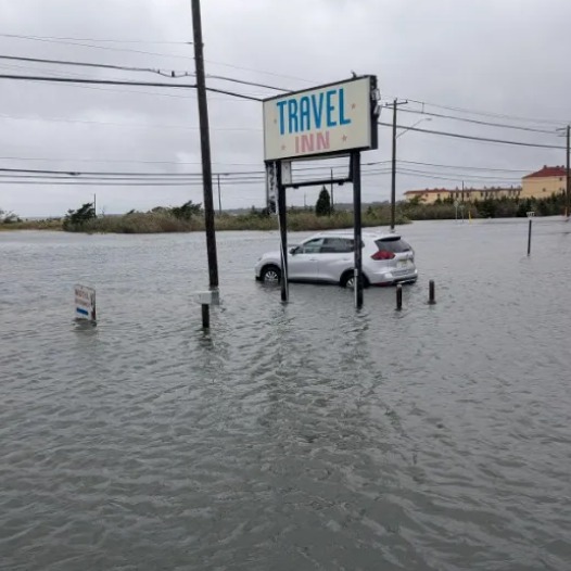 9 people and a dog rescued from flooded Jersey motels