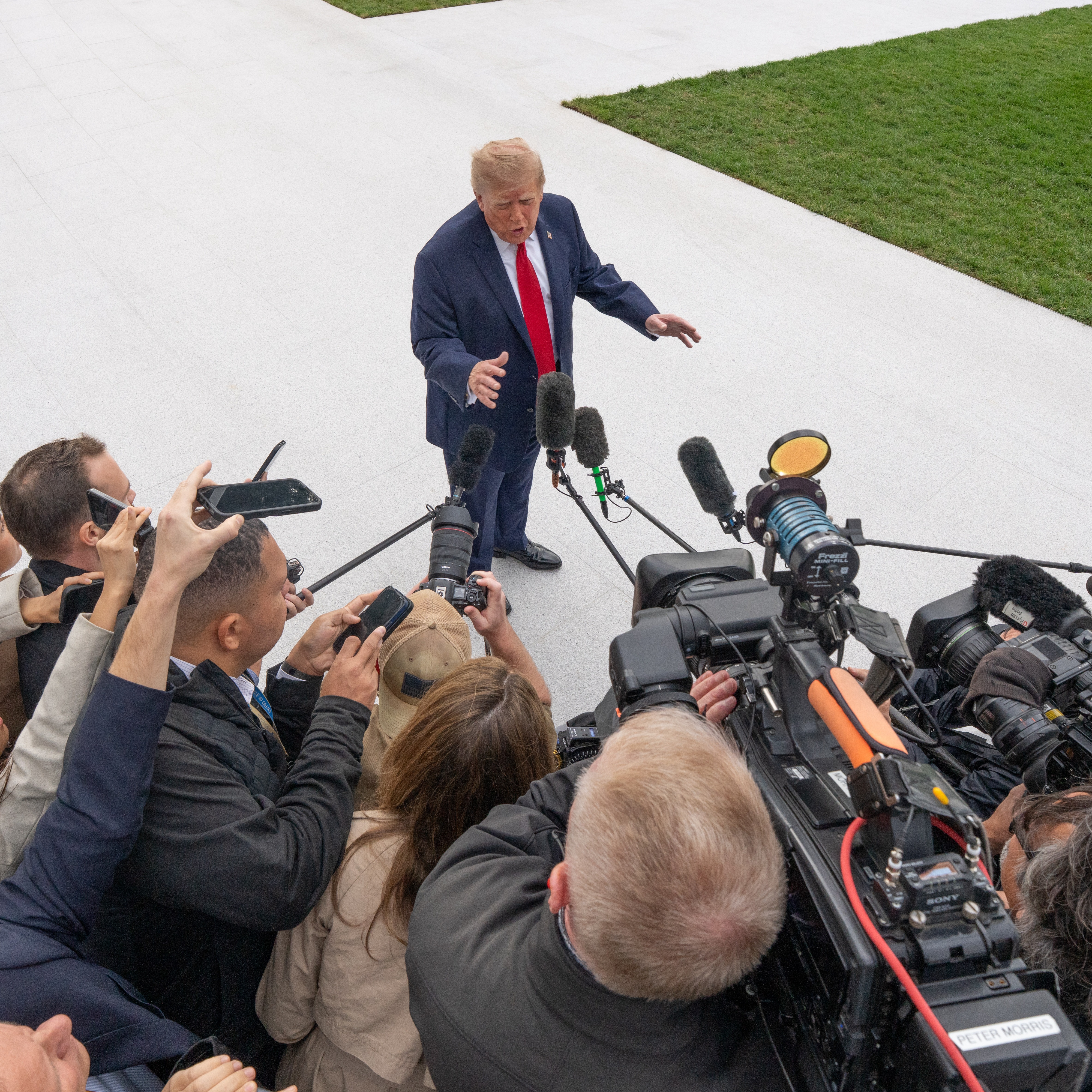 Commentary: A look at Trump's larger-than-life war against the media