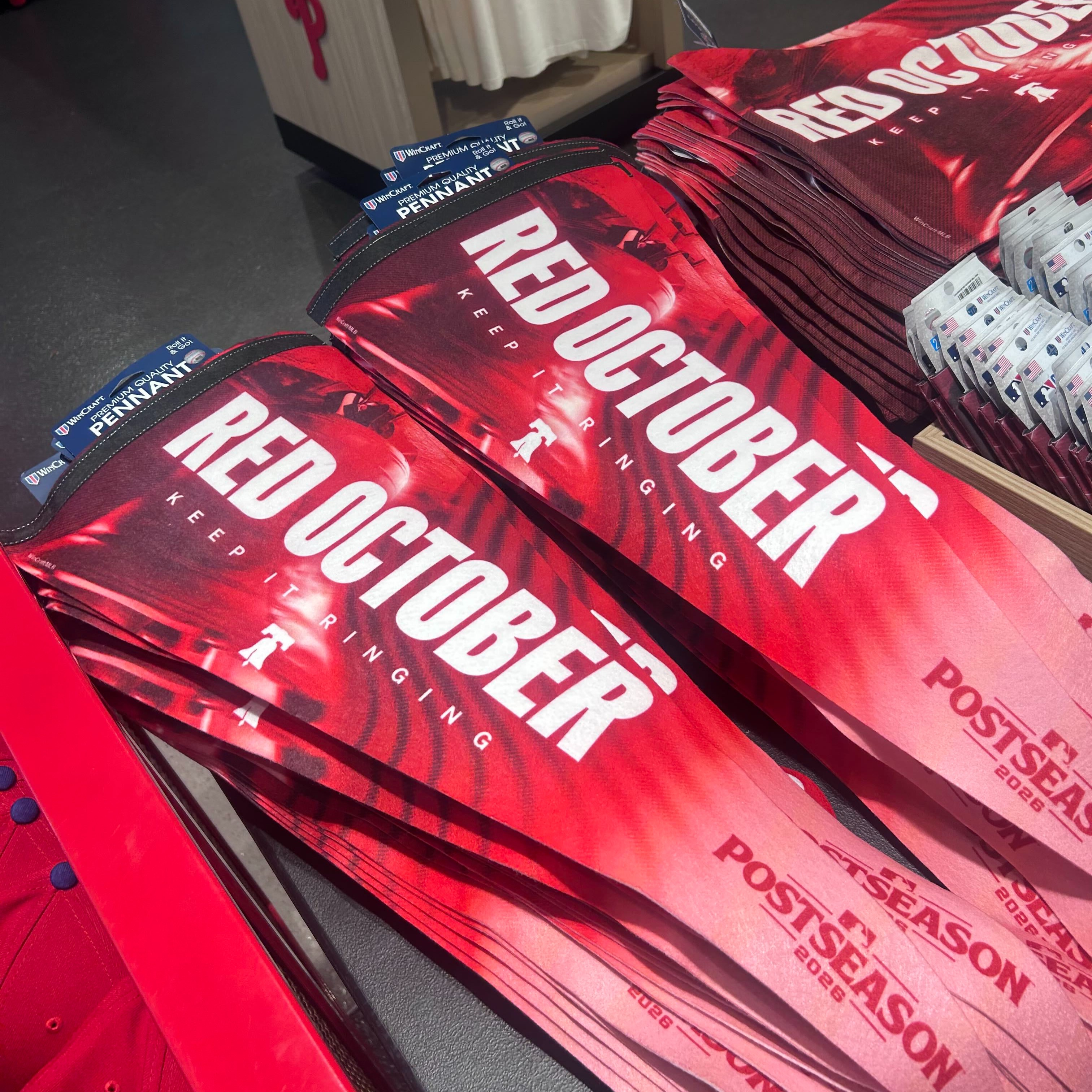Phillies fans embrace an early Red October with new postseason merch