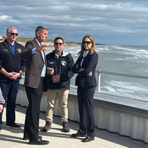 NJ Gov. Sherrill tours nor’easter storm damage in Brigantine