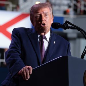 Trump's approval rating hits historic lows as president ralles in Alabama