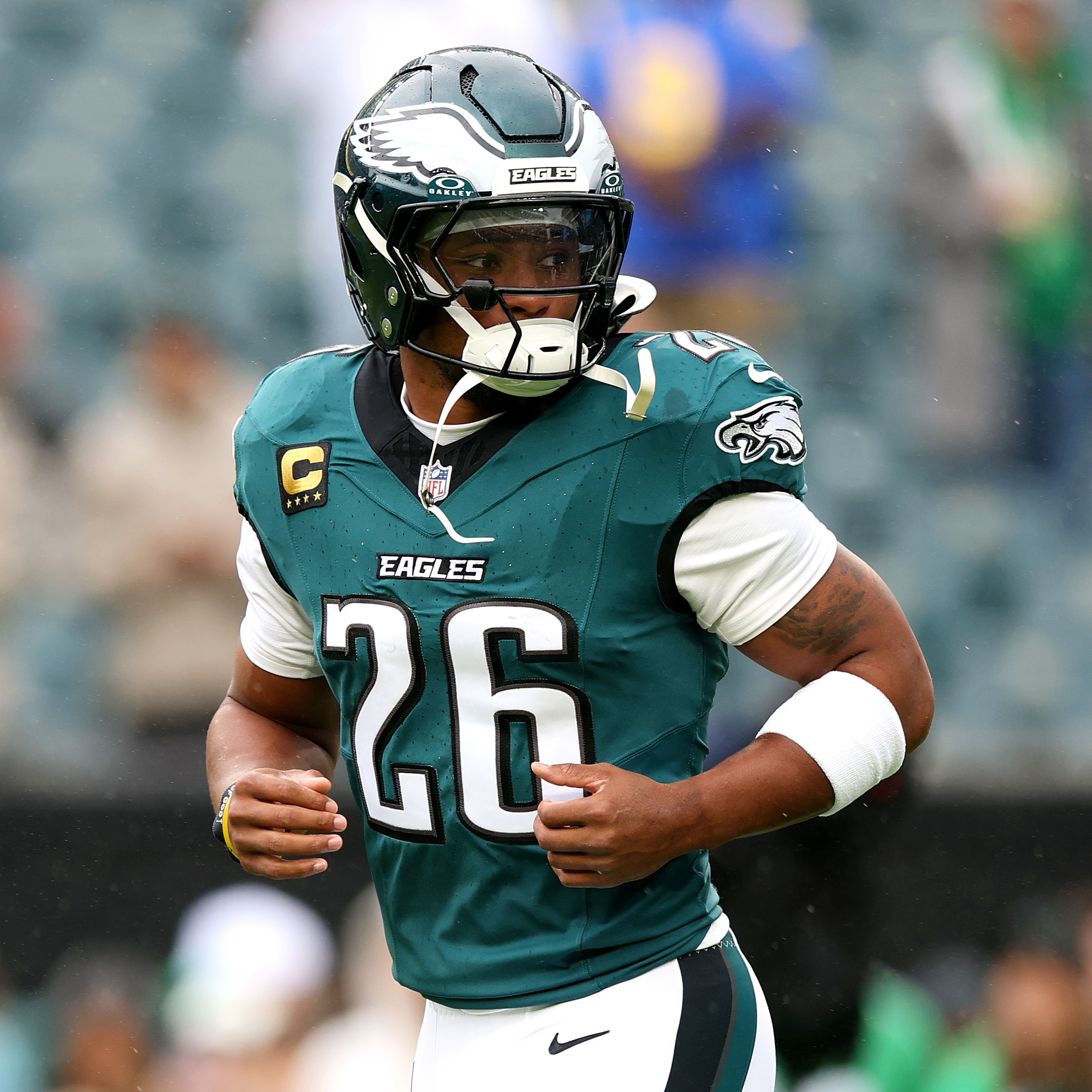 Eagles head across the pond with important players on the injury report