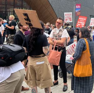 Temple staff, students rally to demand transparency from university leaders after layoffs, tuition hikes
