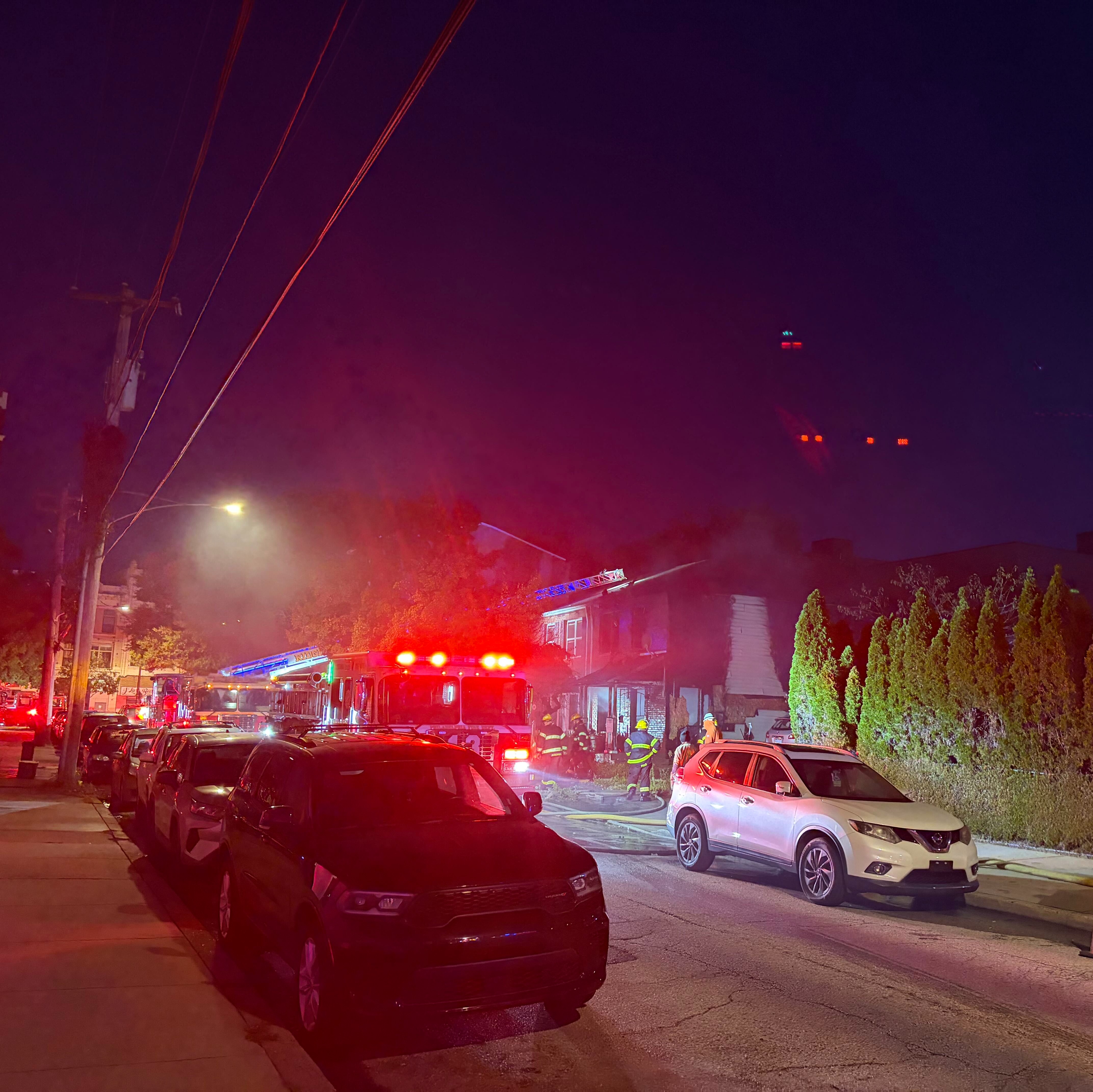 Fire rips through North Philadelphia home