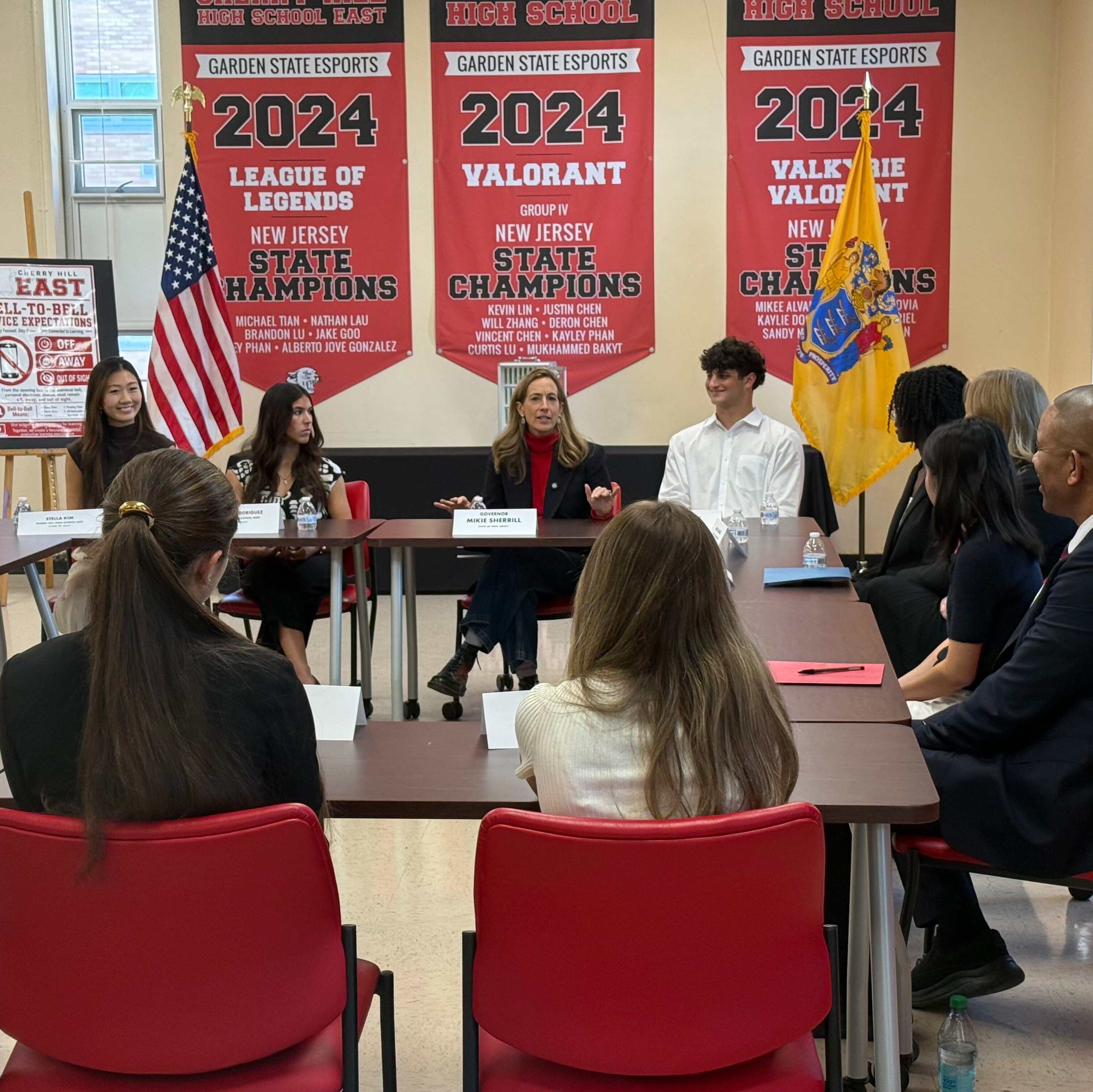 Gov. Sherrill says NJ’s bell-to-bell phone ban is going well