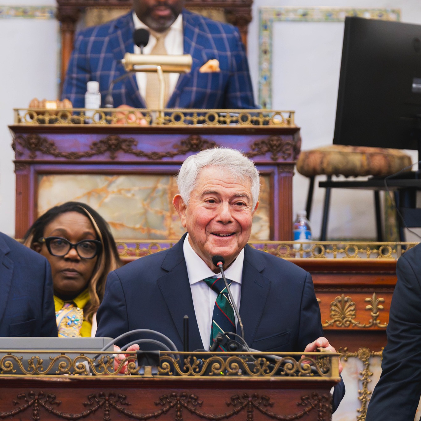 Voice of the Eagles Merrill Reese honored by City Council for his 50th season