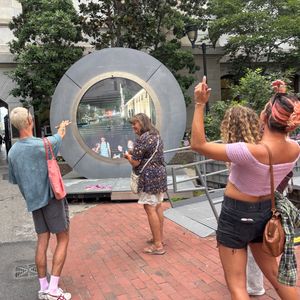 Portal art installation leaving Philadelphia on Oct. 31