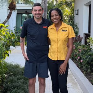 Coop chats with Fiona Fennell, PR & Communications Director of Jamaica Tourist Board