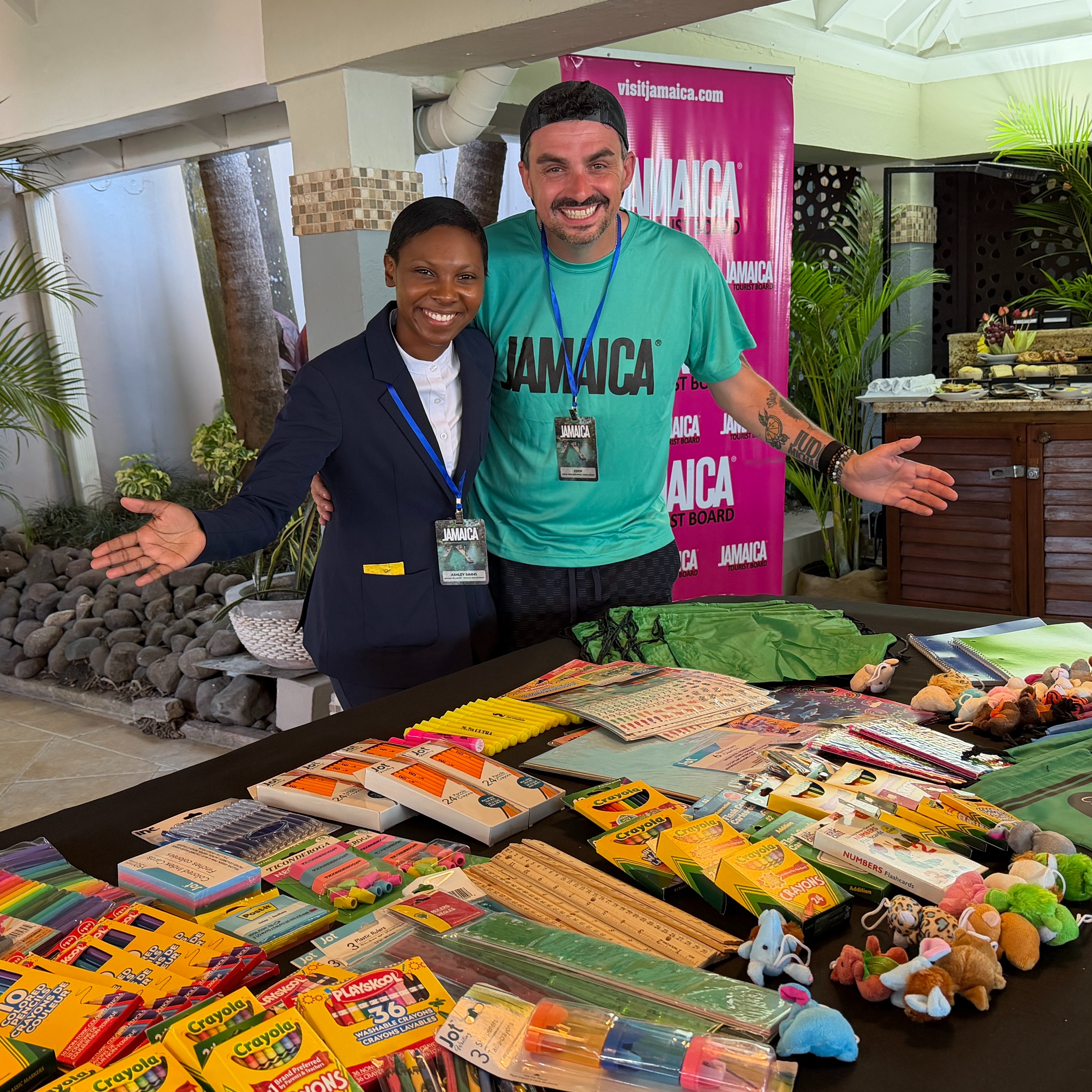 Coop chats with Ashley Simms of the Sandals Foundation in Jamaica