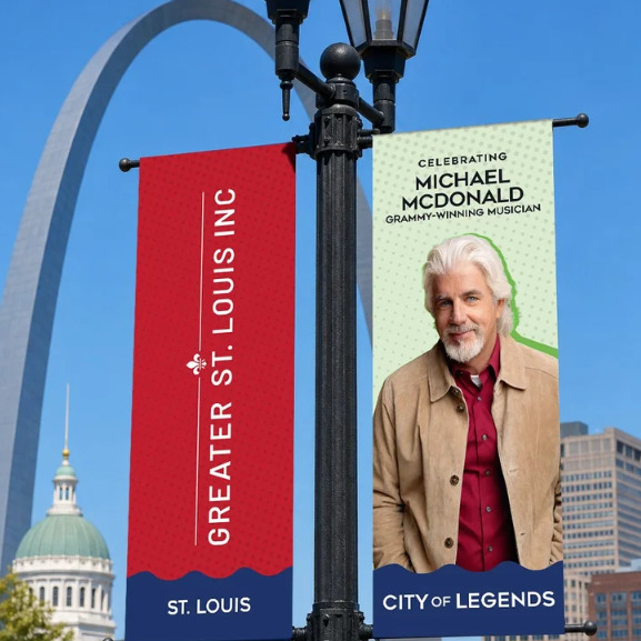 New downtown banners will honor 'Legendary' St Louisans